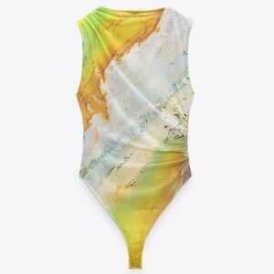 BNWT ZARA TULLE BODYSUIT SZ SMALL